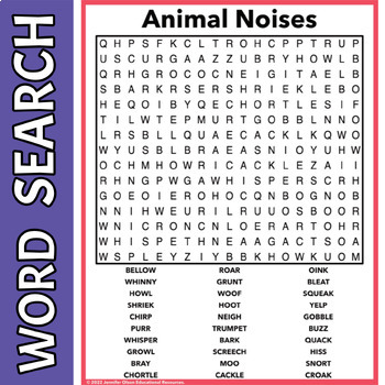 Animal Noises Teaching Resources | TPT