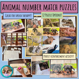 Animal Number Match Reinforcement Puzzles