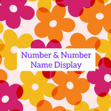Animal Number & Number Names Display 1-20