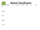 Animal Observation Chart
