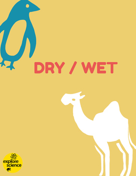 Preview of Animal Opposites: Dry/Wet Activity Kit (Ages 3-12, NGSS & CC)