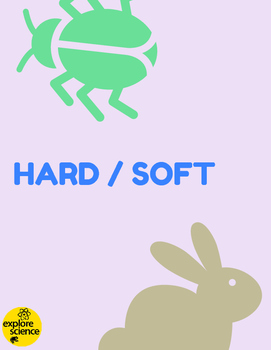 Preview of Animal Opposites: Hard/Soft Activity Kit (Ages 3-12, NGSS & CC)