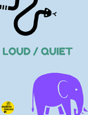 Animal Opposites: Loud/Quiet Activity Kit (Ages 3-12, NGSS & CC)