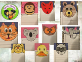 Animal Page Toppers with Writing