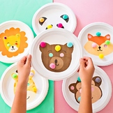 Animal Paper Plate Mazes