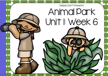 Preview of Animal Park! Reading Street First Grade Unit 1: Week 6 FLIPCHART