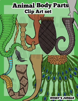 Preview of Animal Parts Clip Art