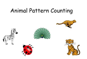 Preview of Animal Pattern Counting Activity
