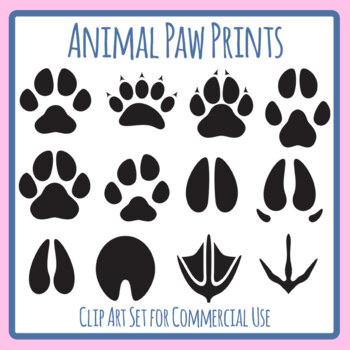 Clip Art Download Paw Prints -  Canada