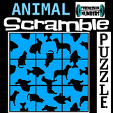 Animal Pets  3x3 SCRAMBLE Logic Puzzle Brain Teaser
