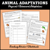 Animal Physical & Behavioral Adaptations, Science Reading 