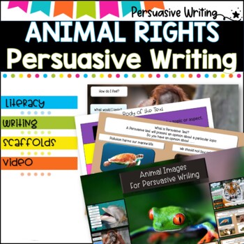 Preview of Animal Pictures for Persuasive l Opinion Writing l Middle grades