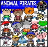 Animal Pirates Clip Art Set {Educlips Clipart}