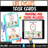 Animal & Plant Life Cycles | Science Task Cards | Boom Cards