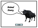 Animal Poetry - PowerPoint with integrated activities
