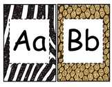 Animal Print Alphabet Banner