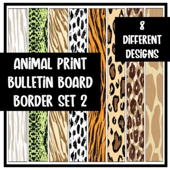 Animal Print Border Teaching Resources | TPT