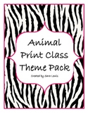 Animal Print Class Pack / Class Theme