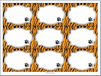 Classroom Decor Animal Print Editable by Emily Gibbons The Literacy Nest