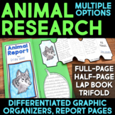Animal Research Project | Report Templates & Graphic Organizers