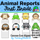 1st Grade Animal Report Informative/Explanatory CCSS