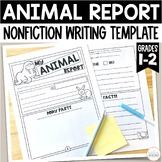 Animal Report - Nonfiction Research Guide and Writing Temp