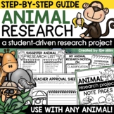 Animal Report Research Project Template Informational Writing Book Project