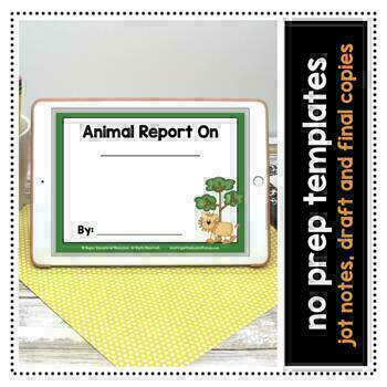 Animal Report | Research Projects For Kids | Information Report | TPT