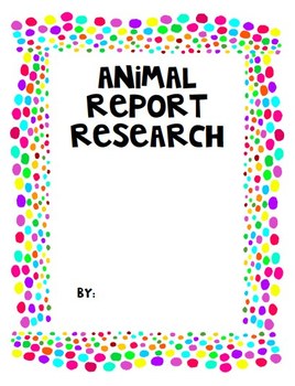Preview of Animal Report and Research Project with Rubric, Animal Unit Project, Editable