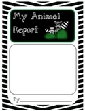 Animal Report and matching Research Notebook