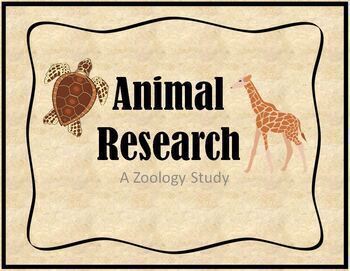 research project zoology