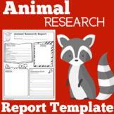 Animal Research Report Project Template Kindergarten 1st 2