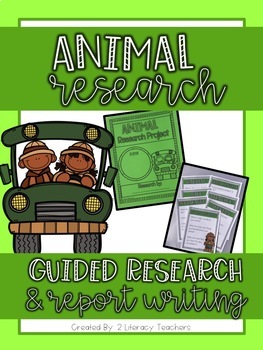 Preview of Animal Research: A Guided Research and Report Writing Pack