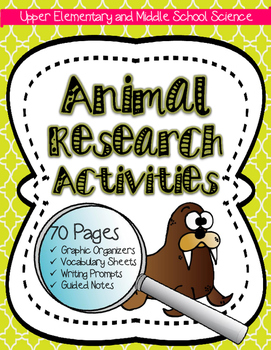 Preview of Animal Research: Animal, Ecology, Biome & Habitat Activity for Big Kids