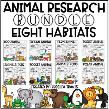 Preview of Animal Research BUNDLE (K-1)