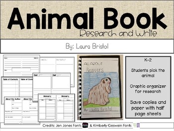 Preview of Animal Research Book