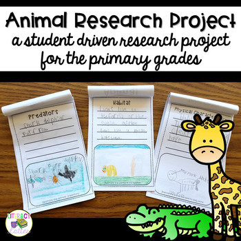 Animal Research Project and Report {Easy Research Booklet & distance  learning}