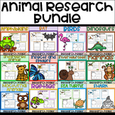 Animal Research Bundle: Informational Reading and Writing Pages