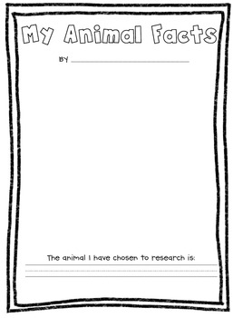 Preview of Animal Research Fact Organizers