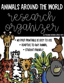 Animal Research Graphic Organizer