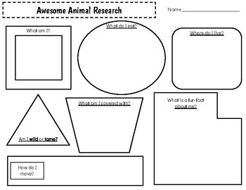 graphic organizer for writing research paper
