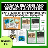 Animal Research Graphic Organizers Reading Animal Project 