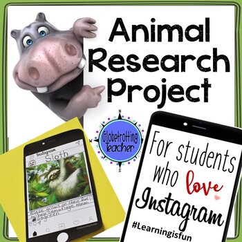 Preview of Animal Research Instagram Project & Bulletin Board