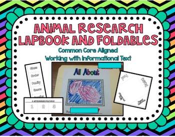 Preview of Animal Research Lapbook and Foldables