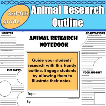 Preview of Animal Research Notebook