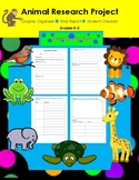Animal Research Graphic Organizer, Final Report Paper, & S
