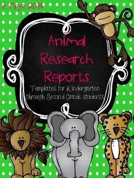 Animal Research Pack by Jess Greene | TPT