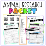Animal Research Packet | Informational Writing