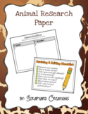 Animal Research Paper 10 Day Unit (Distance Learning)