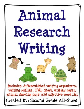 Animal Research Paper by 2nd Grade All Stars | Teachers Pay Teachers